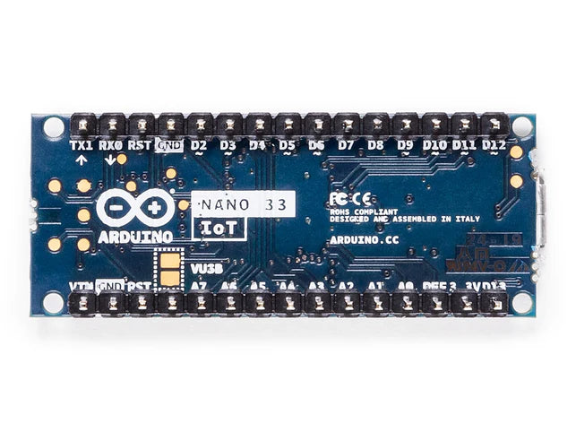 Arduino Nano 33 IoT with headers