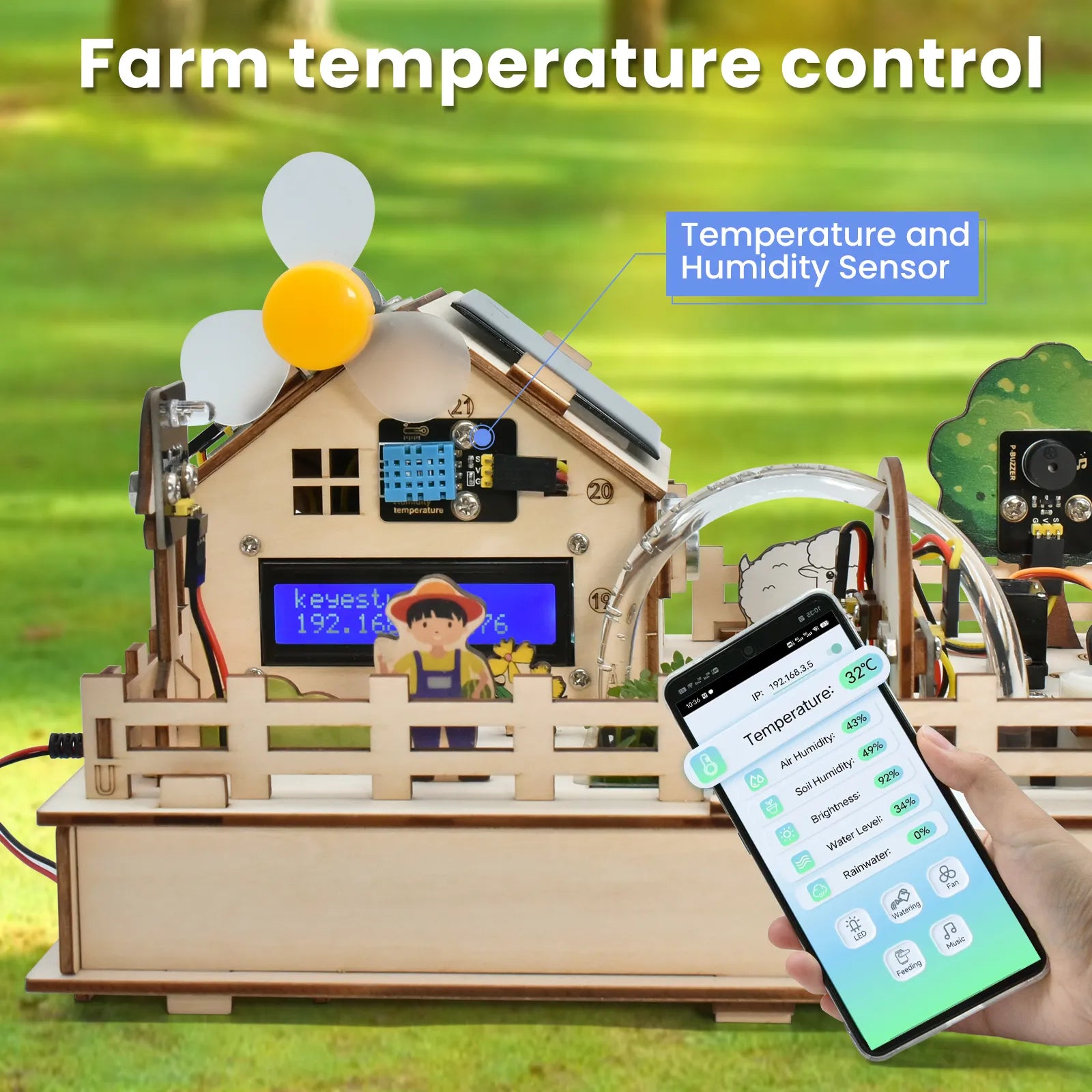 Keyestudio ESP32 Smart Farm Kit